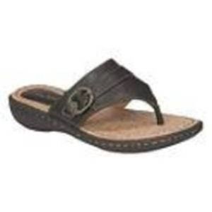 Girls Sandals Thongs Thom Mcan Kids 13 Brown Fx Leather Padded Shoes
